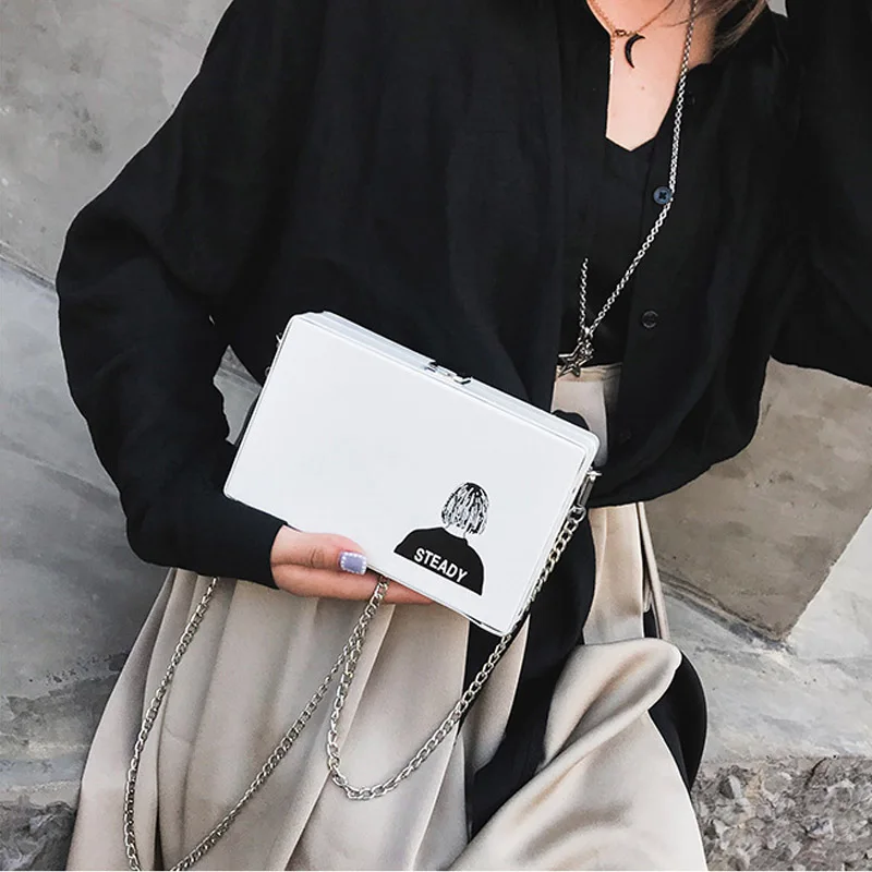 Модная маленькая квадратная сумка CASMOR на плечо миниатюрный клатч через