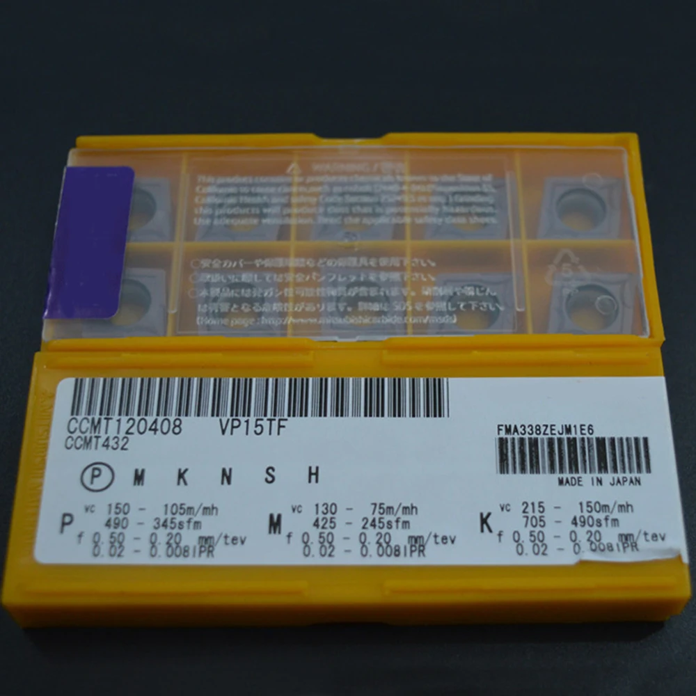 

NEW 10pcs CCMT120408 VP15TF CCMT432 CNC blade Carbide