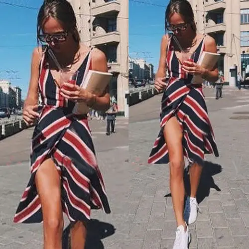 Женское летнее богемное повседневное длинное пляжное платье макси на бретельках