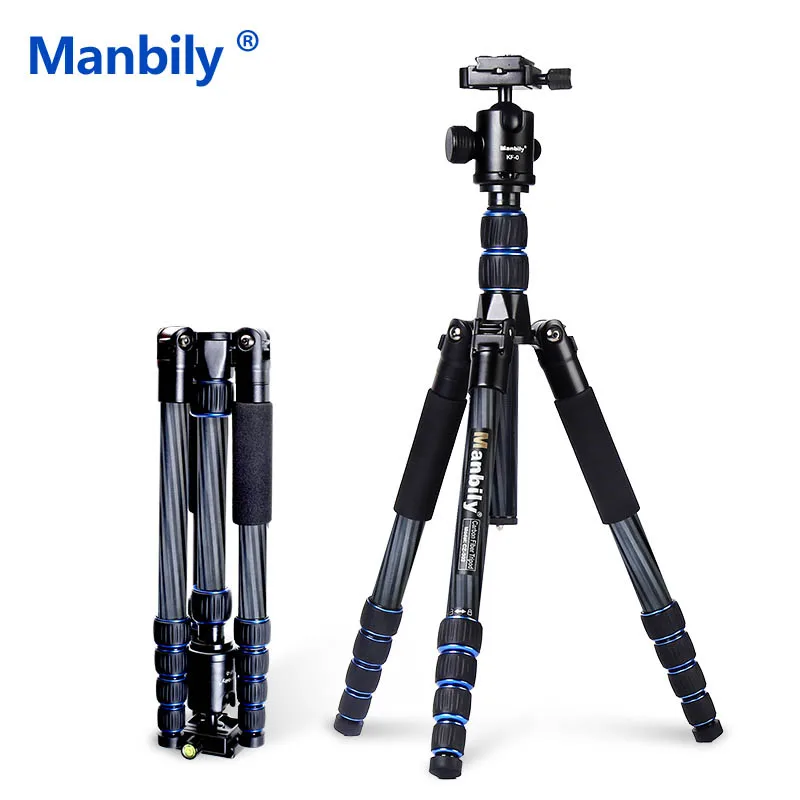 Профессиональный компактный штатив Manbily CZ302 из углеродного волокна монопод и