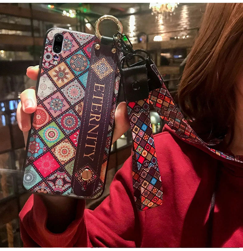 SoCouple держатель для телефона чехол для huawei P20 P30 Pro Lite P10 Коврики 20 10 30 Pro Nova 3i 5i Honor 10 20 ремешок для запястья чехол