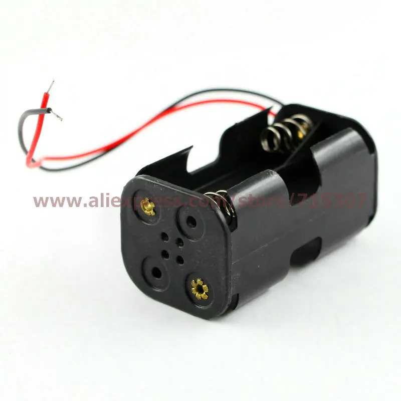 PHISCALE 5 шт. задняя крышка для аккумулятора 4x AA чехол с проводными выводами|case