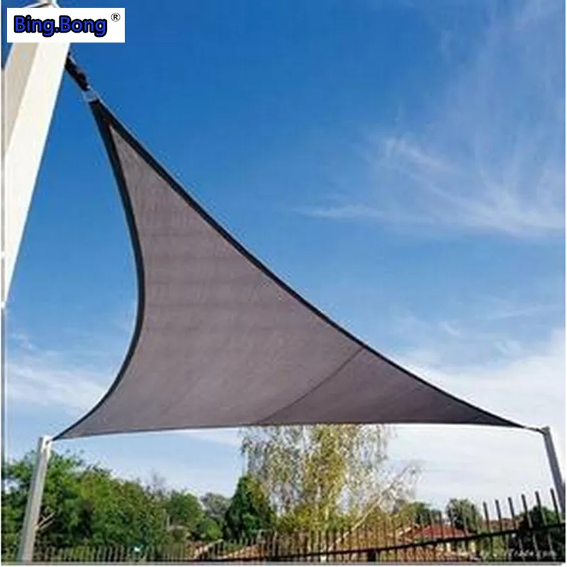 UV Sun Shade Sail HDPE Triangles awning outdoor sun shading net 3*3*3m courtyard pool gazebo canopy garden toldo swimming | Дом и сад