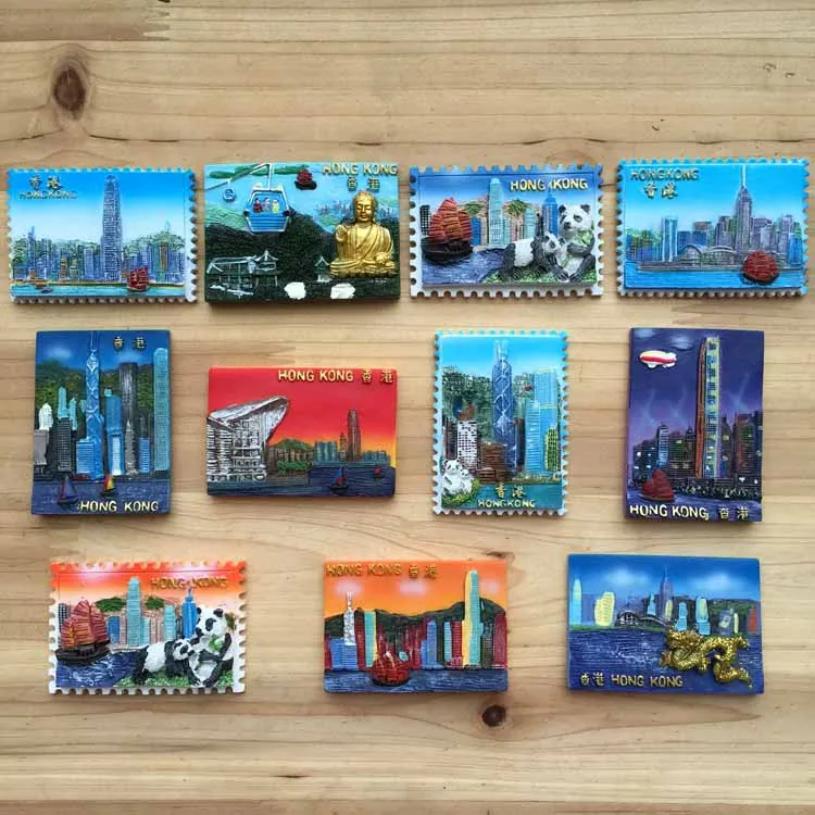 

11pcs Hongkong tourist commemorative collection refrigerator