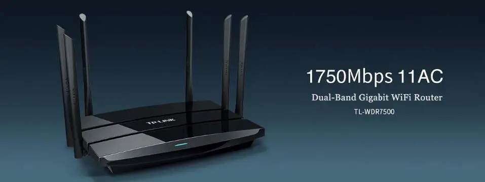 1750 Мбит/с 11AC двухдиапазонный беспроводной Wi-Fi маршрутизатор Ретранслятор расширитель гигабитный маршрутизатор TP-LINK TL-WDR7500 2,4 ГГц+ 5 ГГц Repetidor wifi