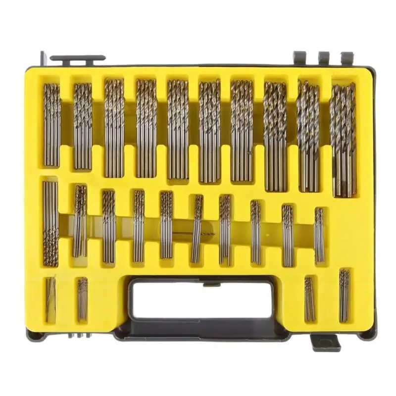 150 шт микро мощное сверло набор HSS Twist Dril Micro Precision Twist Drill для деревообработки PCB ремесла сверление украшений инструмент