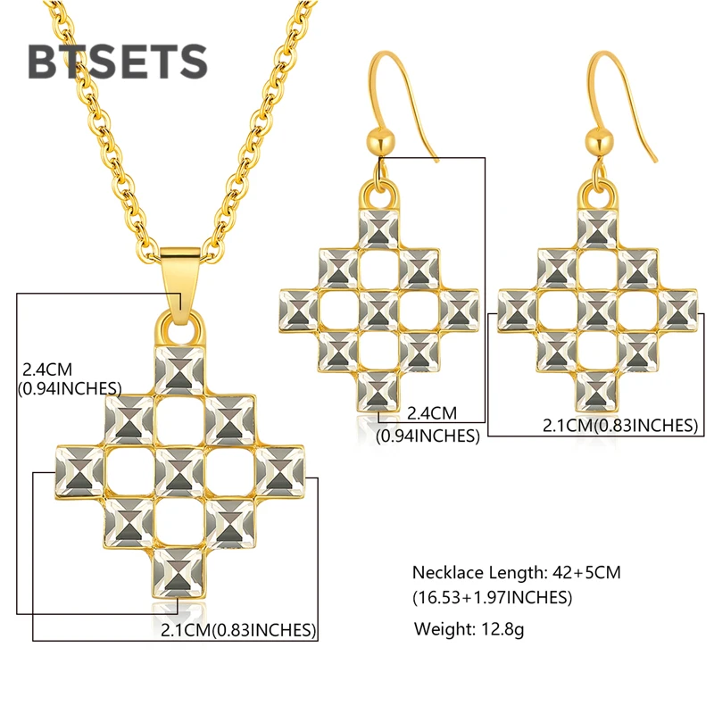 BTSETS 2018 модный костюм Ювелирные наборы для женщин Свадебные африканские бусы