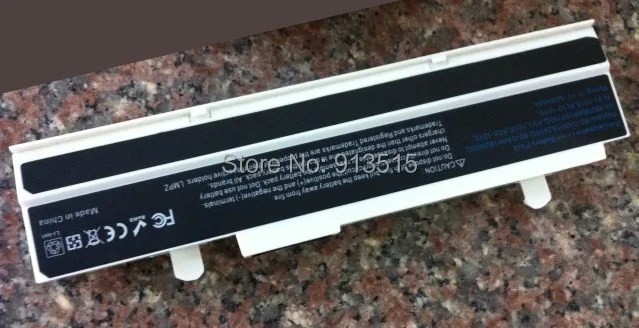 Белый Аккумулятор для ноутбука Asus Eee PC 5200 мАч 1011 1015 1016P 1015PE 1016 1215 P |battery air|battery dell