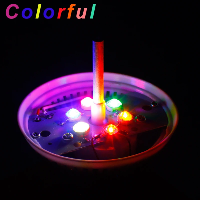 Цветной Вращающийся Диско светильник YNL RGB 6 Вт E27 85 265 в 4 шт./лот| |