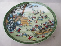 elaborate chinese ceramic colorful painting porcelain plate figure one hundred children