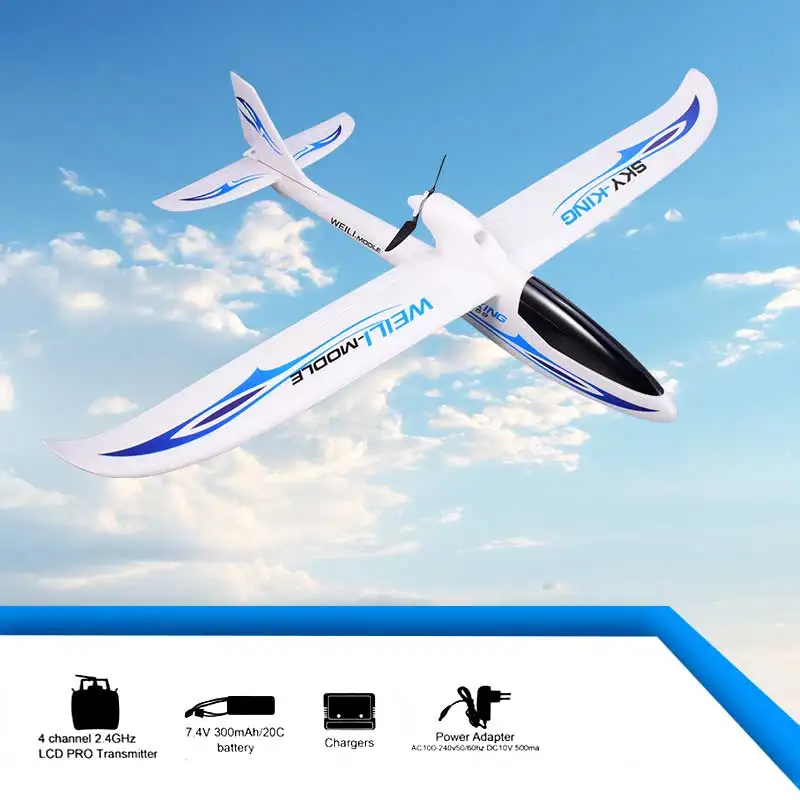 WLtoys F959 Sky-king 2,4G 3CH размах крыльев RTF Радиоуправляемый самолет радиоуправляемый самолет фиксированное крыло самолет игрушки Дрон детский подарок