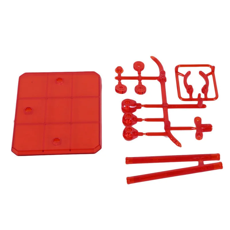 red Подвижная фигура база подходит Дисплей Стенд кронштейн для 1/144 1/100 HG/RG SD rabot Gundam/анимация улучшить интеллект детей - Цвет: red
