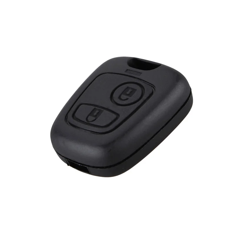 2 кнопки дистанционного ключа автомобиля брелок чехол для Citroen C1 C4 Peugeot 107 207 307 407 206