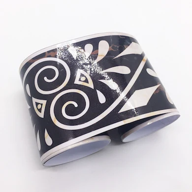 old greek ornament Funlife 10*200 см греческий винтажный Старый греческий орнамент стикер на стену линии талии самоклеящиеся стены границы для гостиной BS035 - Цвет: old greek ornament