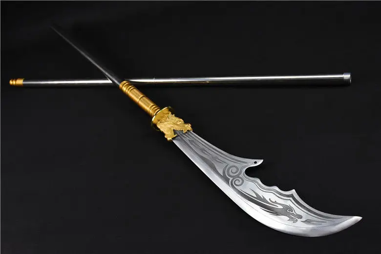 246 см Прекрасный GuanGong Dao Broadsword DaDao меч высокого марганца лезвие Кунг Фу стальная