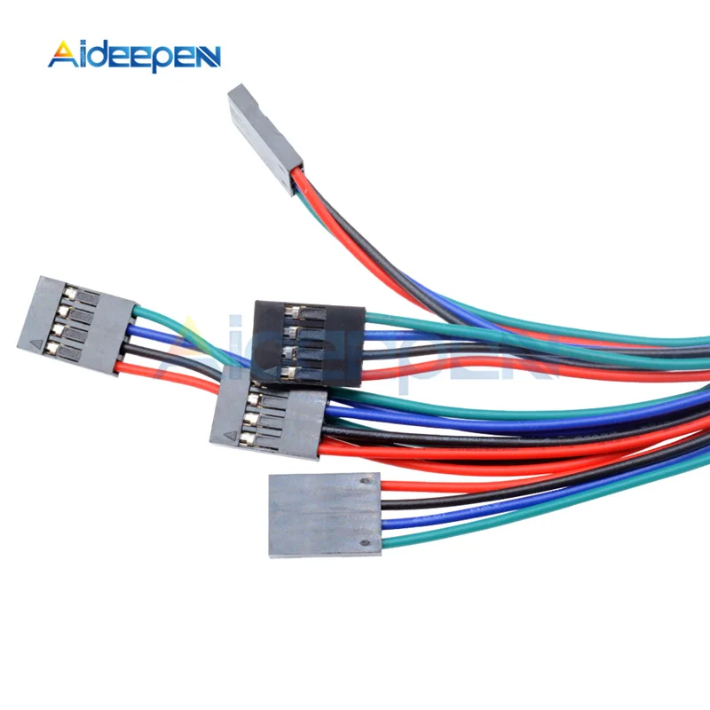 1 шт. 2Pin 3Pin 4Pin 70 см Dupont линия женский кабель Dupont 3D принтеры части двойной головной терминал Перемычка провода