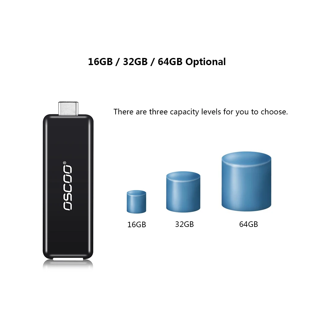 Флэш-накопитель OSCOO USB 3.0 Type-C 3 0 64/3 1 ГБ двойные флэш-накопители U-диск для