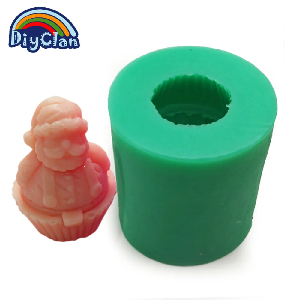 Рождественская силиконовая форма для торта в виде Санта Клауса отца инструменты