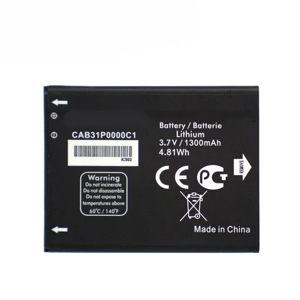 Оригинальный высококачественный телефонный аккумулятор CAB31P0000C1 для Alcatel One Touch Φ OT