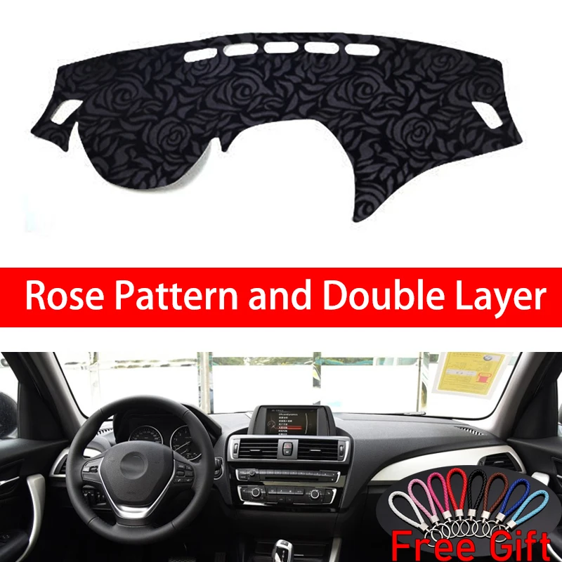 

Rose Pattern For BMW 1 series F20 F21 2012-2019 Dashboard Cover Car Stickers Car Decoration Car Accessories Interior Car Decals