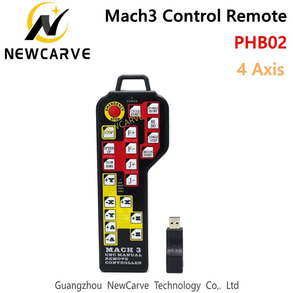 4 осевой ручной пульт дистанционного управления PHB02 CNC Mach3 подвеска с USB DSP JOG