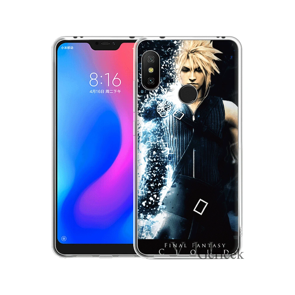 Чехол для телефона Final Fantasy VII FF7 Xiaomi Mi 5 5S 6 8 SE A1 A2 5X 6X Lite Mix 2S F1 Shell|Чехлы-накладки| |