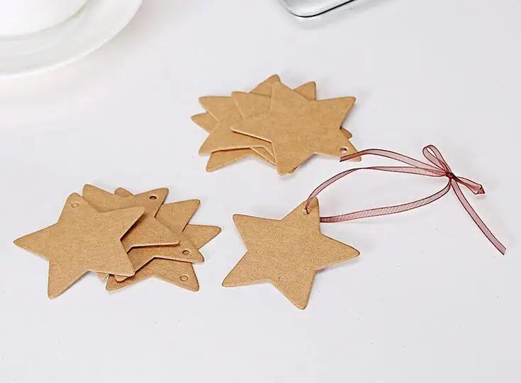 Праздничные принадлежности крафт бумага бирка подвесной бумажный карты пустой