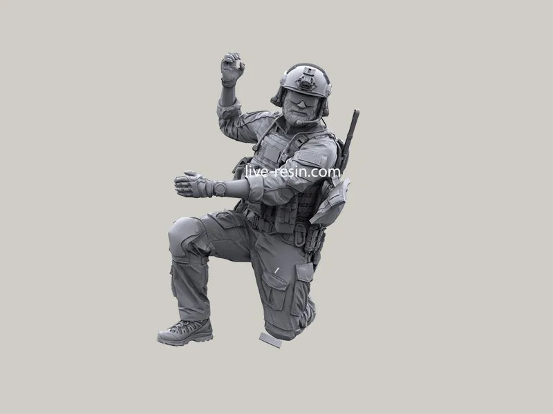

(2pcs/lot )1/35 scale resin figure model kit Modern US Navy SEAL Unpainted