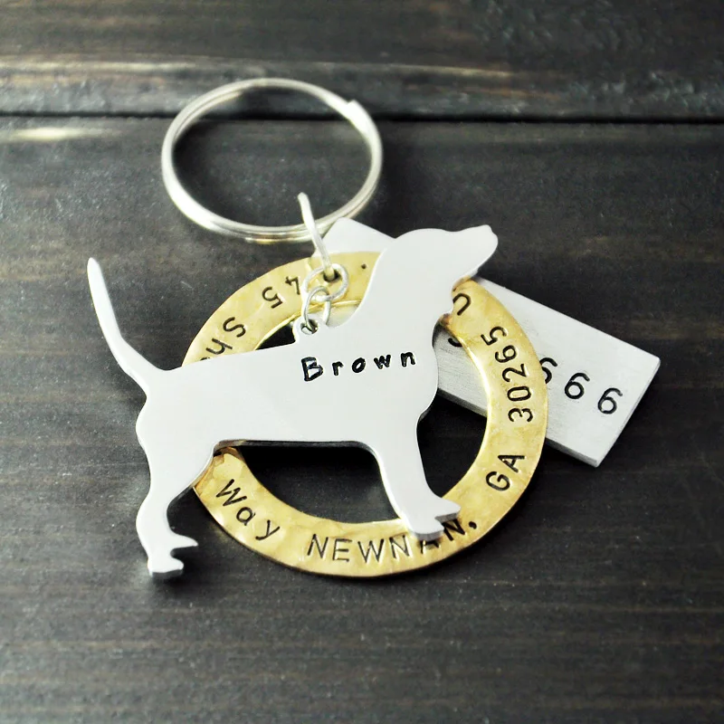 Бигль бирка для собаки Персонализированная идентификационная домашнего питомца