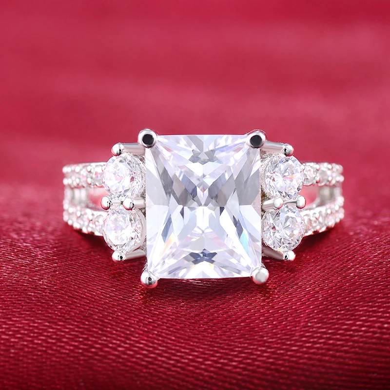 Женское Винтажное кольцо Cincin Wanita обручальное с узором серебристый цвет ААА S925 |