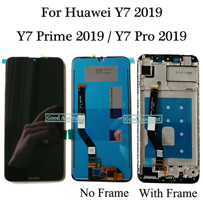 ЖК дисплей 6 3 дюйма для Huawei Y7 2019 / Prime Pro сенсорный экран с дигитайзером в сборе