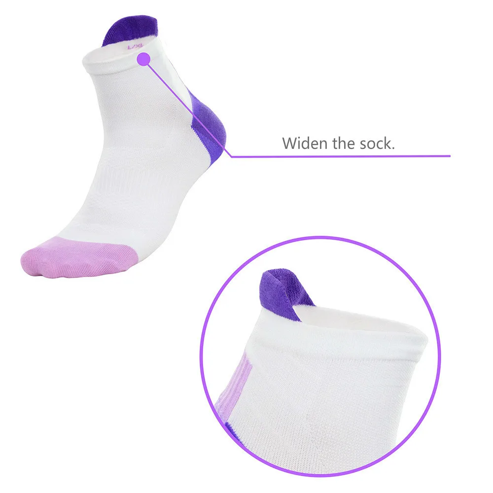 Short Compression Socks Women Men Running Outdoor Sports Hiking Cycling Foot Plantar Fascia Pressure Profession Socks Nylon