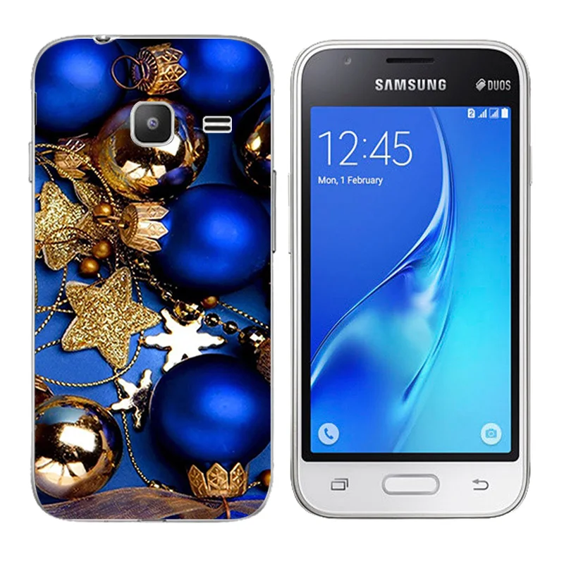 TPU Case for Samsung Galaxy J1 Mini Cover J105 J105H Silicon Phone Merry Day Printing mini Nxt Duos Shell |