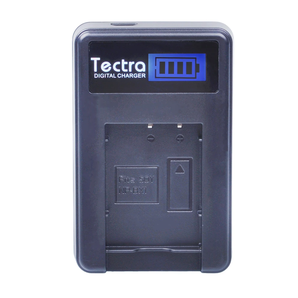 Аккумулятор Tectra 1600 мАч 3 шт. NP BX1 NPBX1 + зарядное устройство USB с ЖК дисплеем для Sony DSC