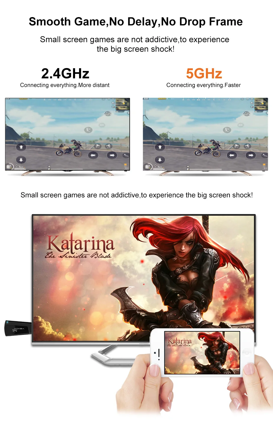 KuWFi ТВ-палка 2,4G и 5Ghz 4K HD умный беспроводной дисплей донгл Поддержка HDMI Miracast Airplay PC Android Ios ТВ-палка