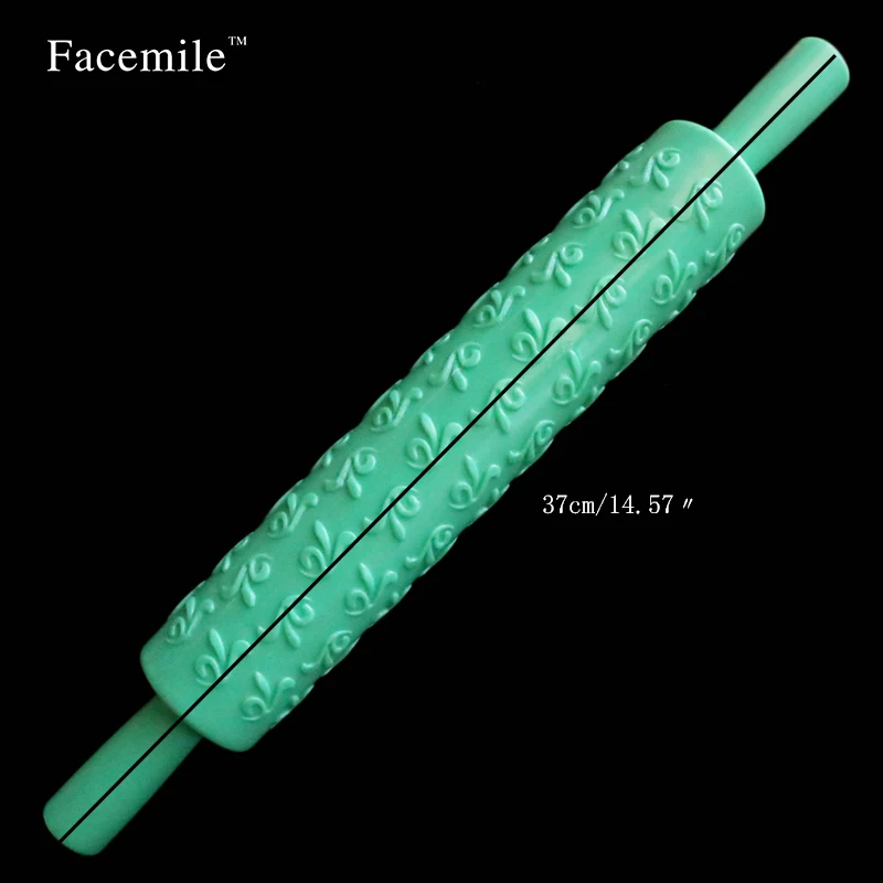 mac new Flower Texture Rolling Pin Dough Embossing Tool Cake Pastry Baking Decorating Kitchen DIY Ribbon Stripe Tool|textured rolling pin|rolling pin