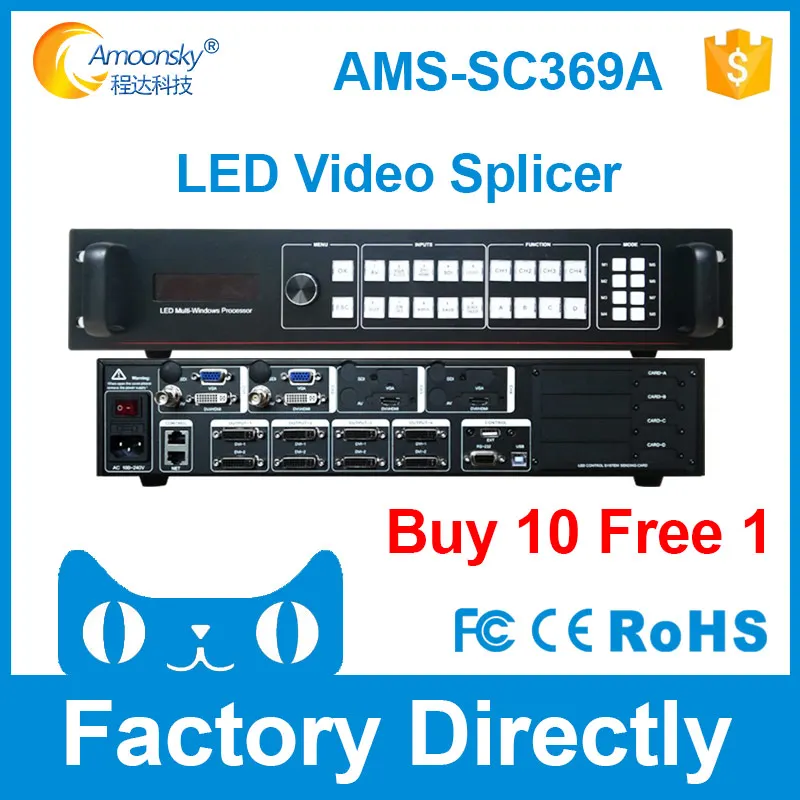 

8K splicing processor compare p6 led board display vdwall lvp909 video wall processor usage led video module display