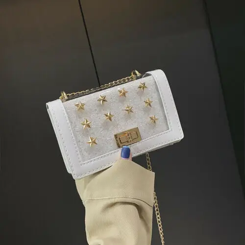 2019 женская прозрачная сумка из ПВХ через плечо с цепочкой на плечо|Женские