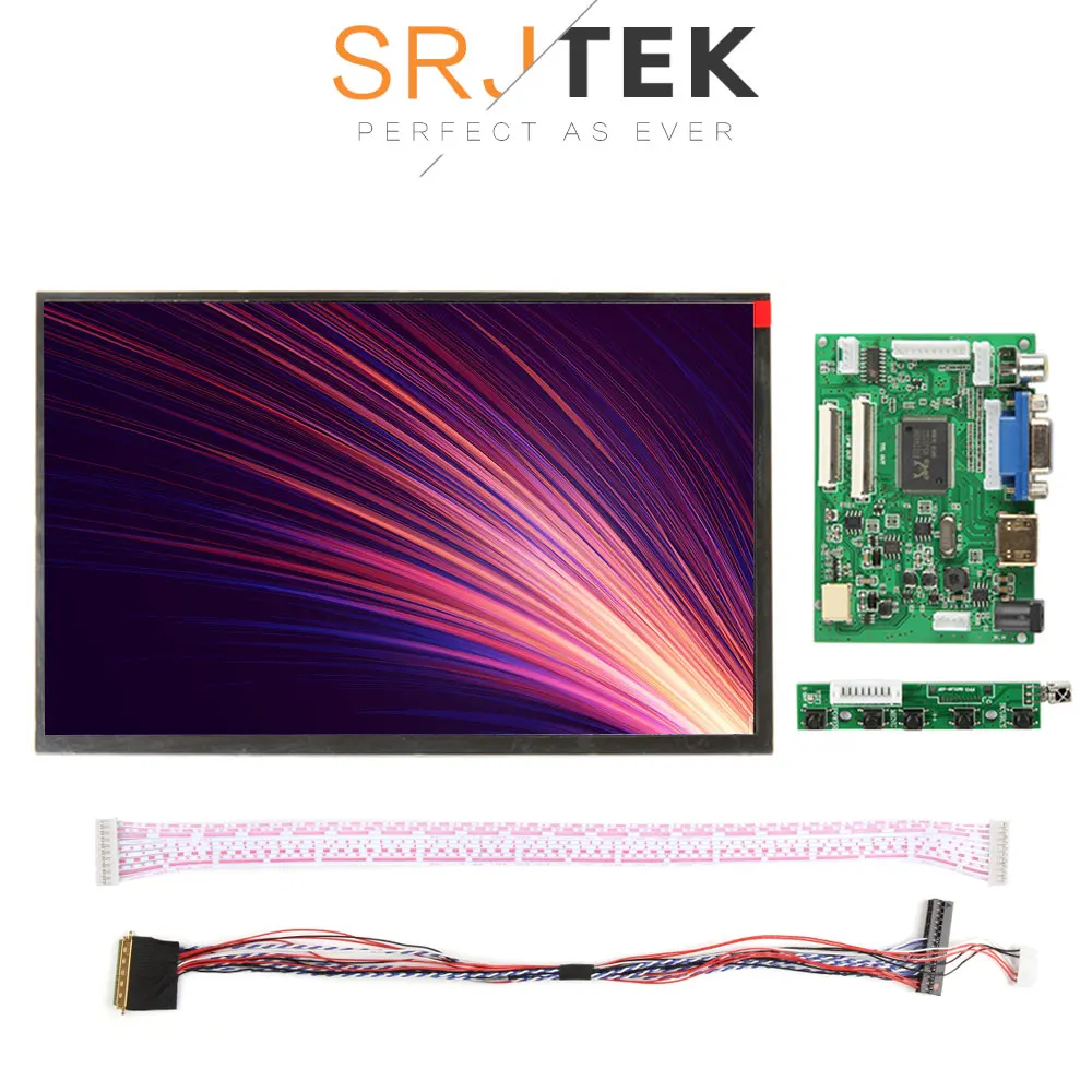 

10.1 IPS for Raspberry Pi Monitor 1280*800 TFT HSD101PWW1 LCD Display Remote Driver Board HDMI 2AV VGA N101ICG-L21