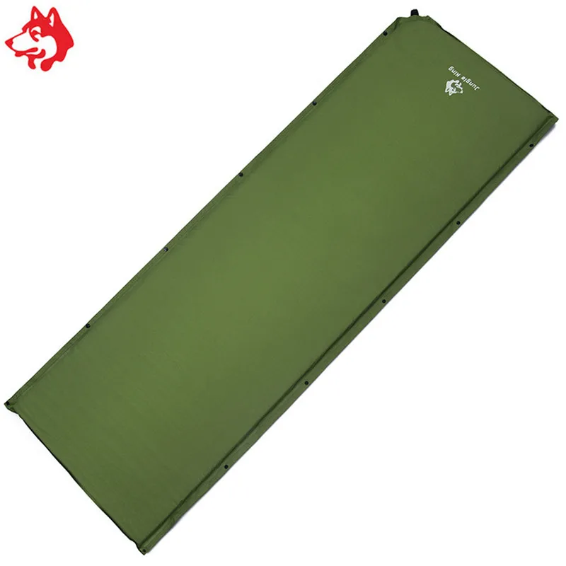5cm thickness automatic sleeping tablet self inflating waterproof mat Blue/Green/Burgundy outdoor travel tent sleeping pad