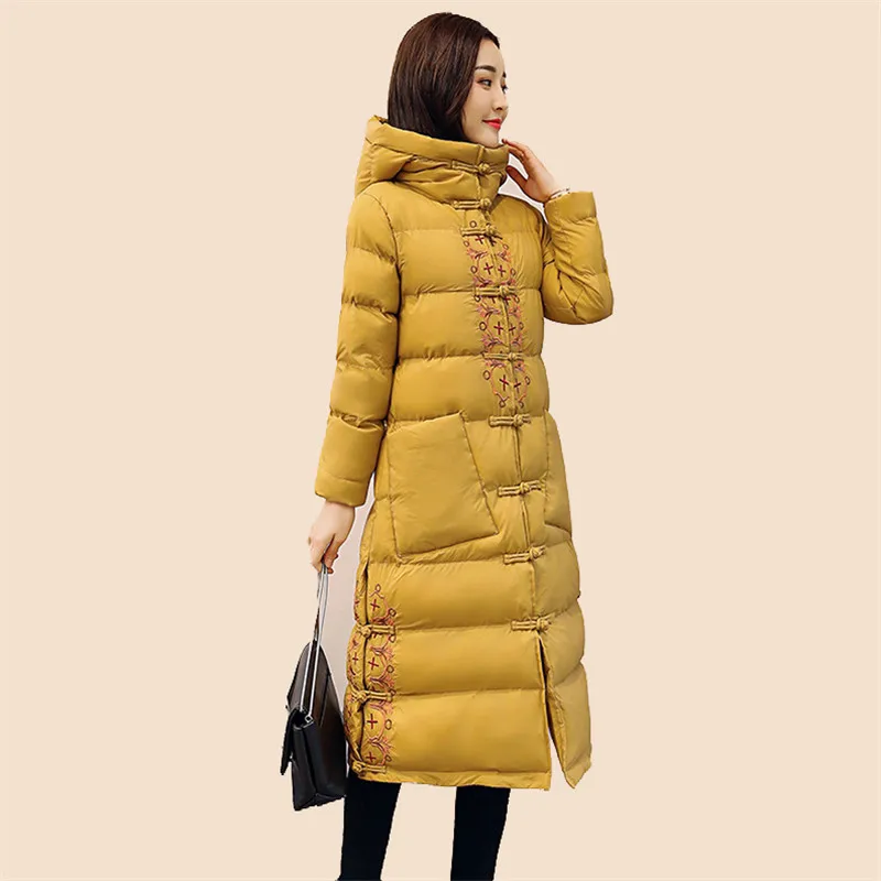 Зимняя женская верхняя одежда 2018 новая утепленная хлопковая куртка с пряжкой в