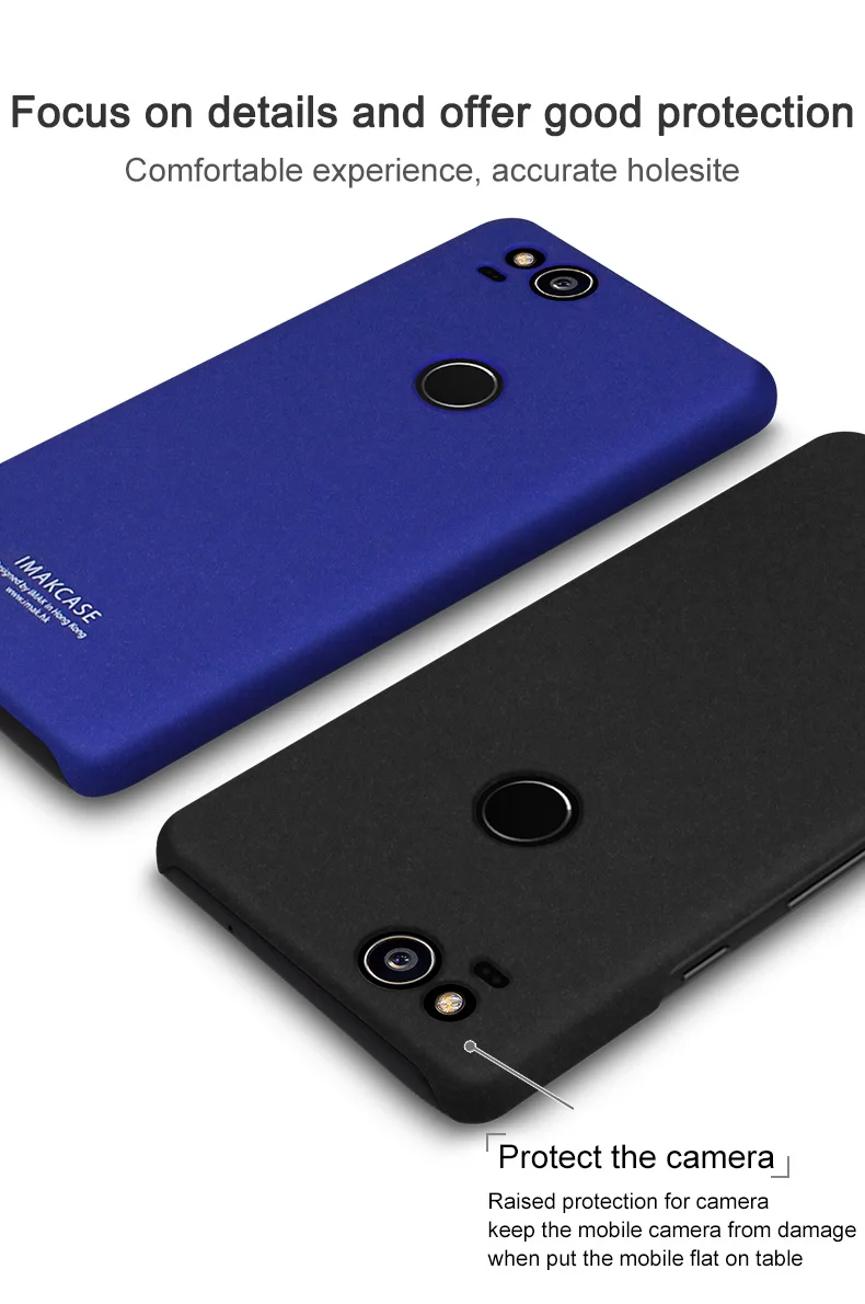 IMAK Ковбой матовый чехол для телефона Google pixel2 бампер + держатель Экран протектор