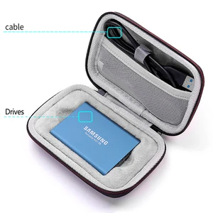 2021 Newest EVA Carrying Storage Case for Samsung T1 T3 T5 Portable 250GB 500GB 1TB 2TB SSD USB 3.1 External Solid State Drives