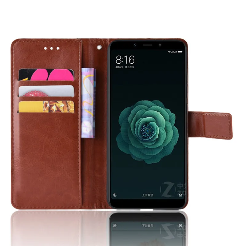Xiaomi Mi Mix 2 S Чехол Флип Роскошный кошелек Обложка на заднюю панель из искусственной