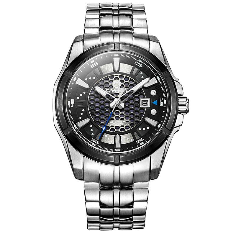 CASIMA Модные мужские солнечные часы Лидирующий бренд Роскошные наручные