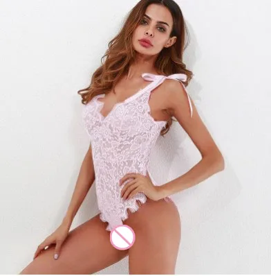 La MaxPa сексуальное женское белье с открытой спиной Кружева Babydoll Открыть