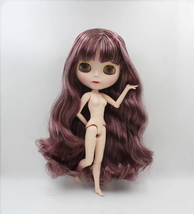 Кукла Blygirl Blyth смешанная с красочными челками и кудрявыми волосами кукла новым
