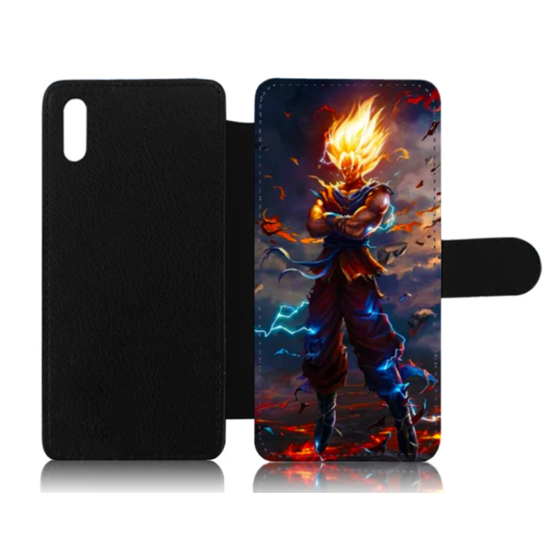 Чехол для sony Xperia L3 чехол Dragonball Z Goku Fire Saiyan дизайнерский кожаный кошелек с