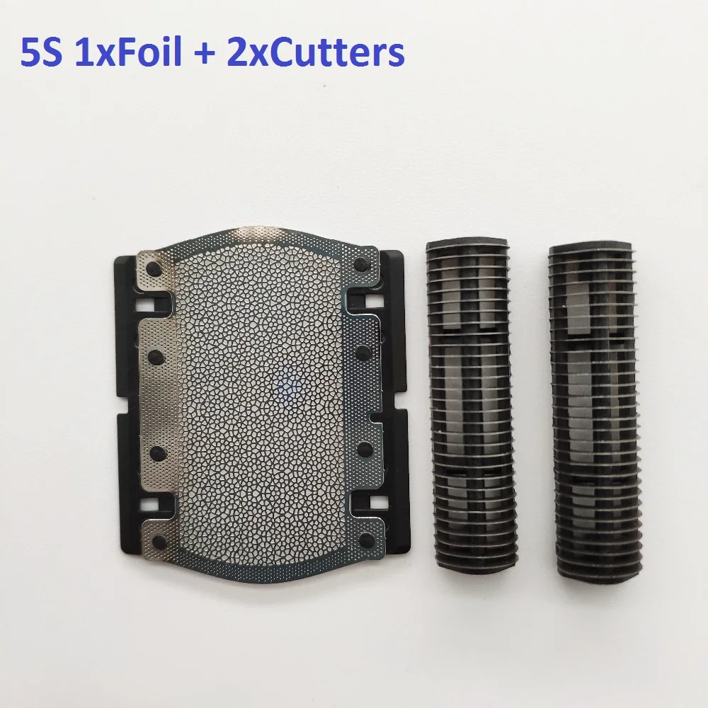 1 x бритвенная фольга + 2 лезвия для Braun Razor 5S series Pocket M60 M90 P70 P80 P90 M30 M60S M90S 550 555