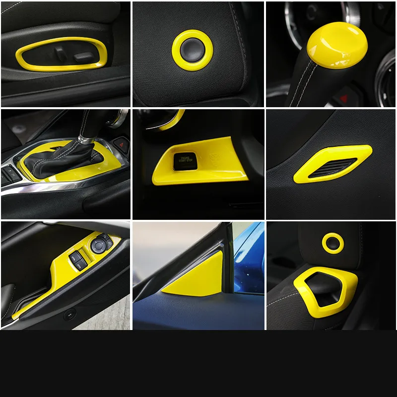 Ручка для навигационного экрана с желтым воздуховыпускным отверстием из АБС